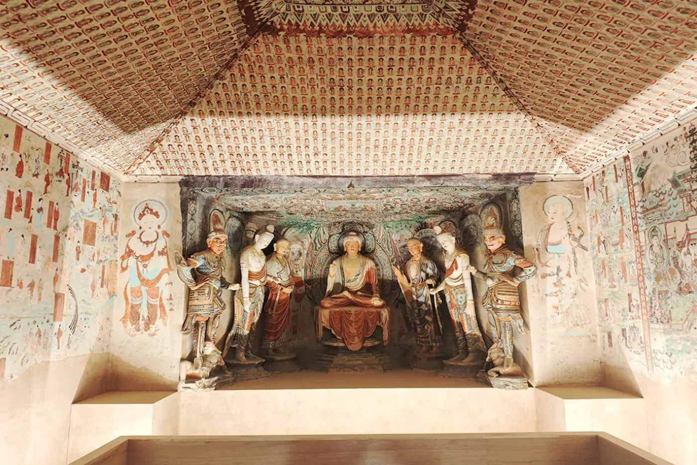 Exterior of Dunhuang Museum in Gansu, China