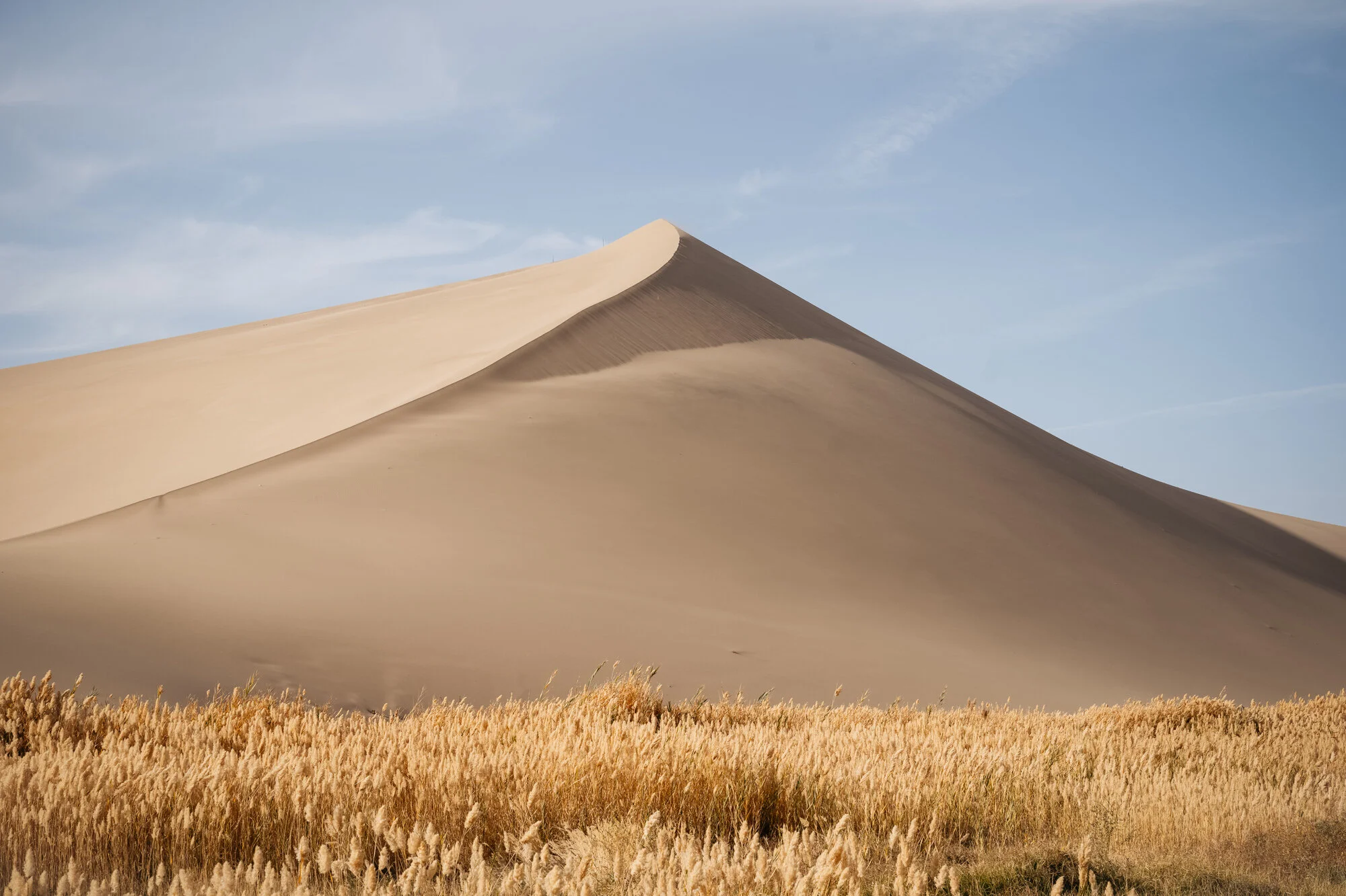 Open Gobi and dune landscape near Dunhuang